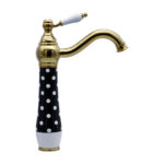 Puantiye Black Tall Basin Mixer