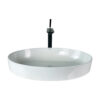 Ren 60 cm White Countertop Vessel Basin