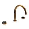 Royce Brushed Rose Gold 3 Delikli Basin Mixer