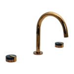 Royce Brushed Rose Gold 3 Delikli Basin Mixer