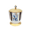 Stripe Gold Trash Bin