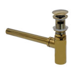 T Basin Trap + Pop-Up Brass Gold