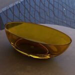 170x80 Yellow Clear Freestanding Bathtub