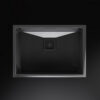 Black 60x43 Single Bowl Stainless Steel Kitchen Sink