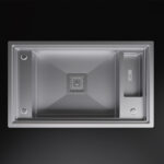 Inox 72x47 Tek Göz Paslanmaz Çelik Eviye