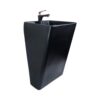 Matte Black Wall-Hung Monobloc Basin