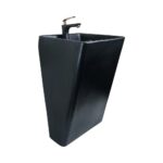 Matte Black Wall-Hung Monobloc Basin
