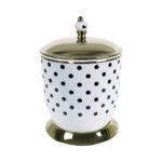 Puantiye White Trash Bin