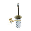 Puantiye White Mounted Toilet Brush Holder