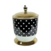 Puantiye Black Trash Bin