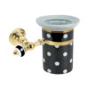 Puantiye Black Mounted Toothbrush Holder
