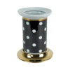Puantiye Black Set Top Toothbrush Holder