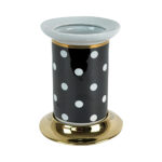 Puantiye Black Set Top Toothbrush Holder