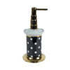 Puantiye Black Set Top Liquid Soap Dish