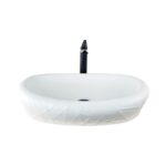 Mira 60 cm Mat Beyaz Çanak Lavabo