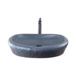 Mira 60 cm Mat Gri Çanak Lavabo