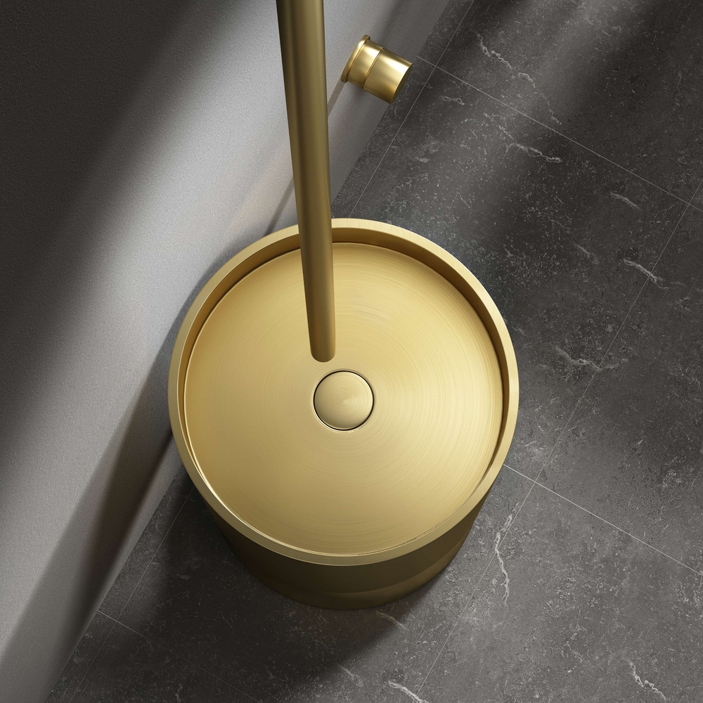 Petite Altın Paslanmaz Monoblok Lavabo