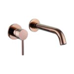 Rose Gold Ankastre Lavabo Bataryası