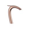 Swan Fırçalanmış Rose Gold Çanak Lavabo Bataryası
