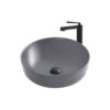 Mat Gri Oval Çanak Lavabo
