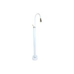 Minimal Beyaz Altın Yerden Lavabo Bataryası