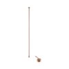 Minimal Fırçalı Rose Gold Tavandan Lavabo Bataryası