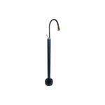 Minimal Siyah Altın Yerden Lavabo Bataryası