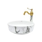 Sharp Calacatta 42 cm Çanak Lavabo