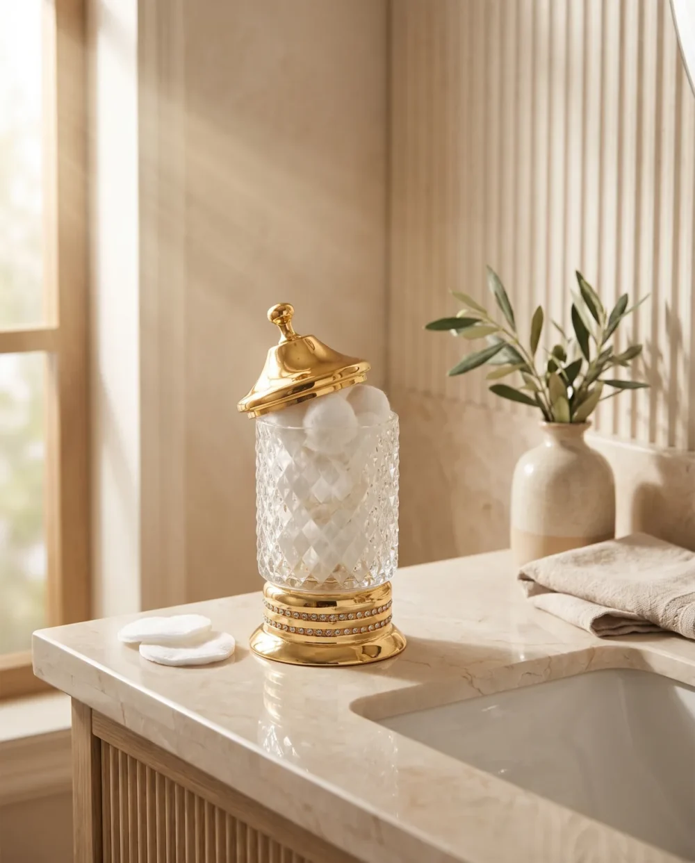 Crystal Altın Set Üstü Pamukluk