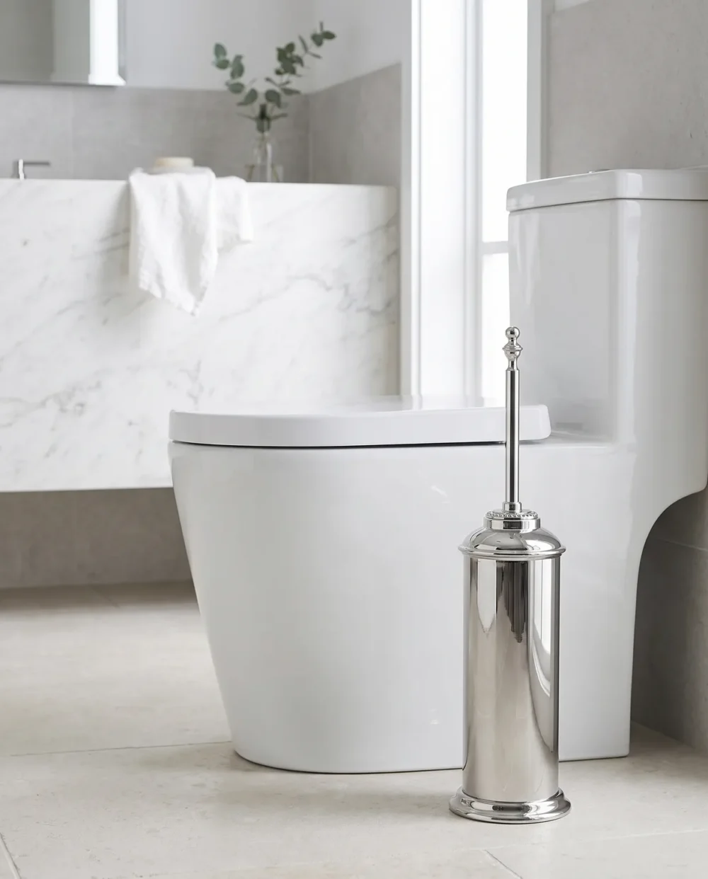 Crystal Krom Klozet Fırçası