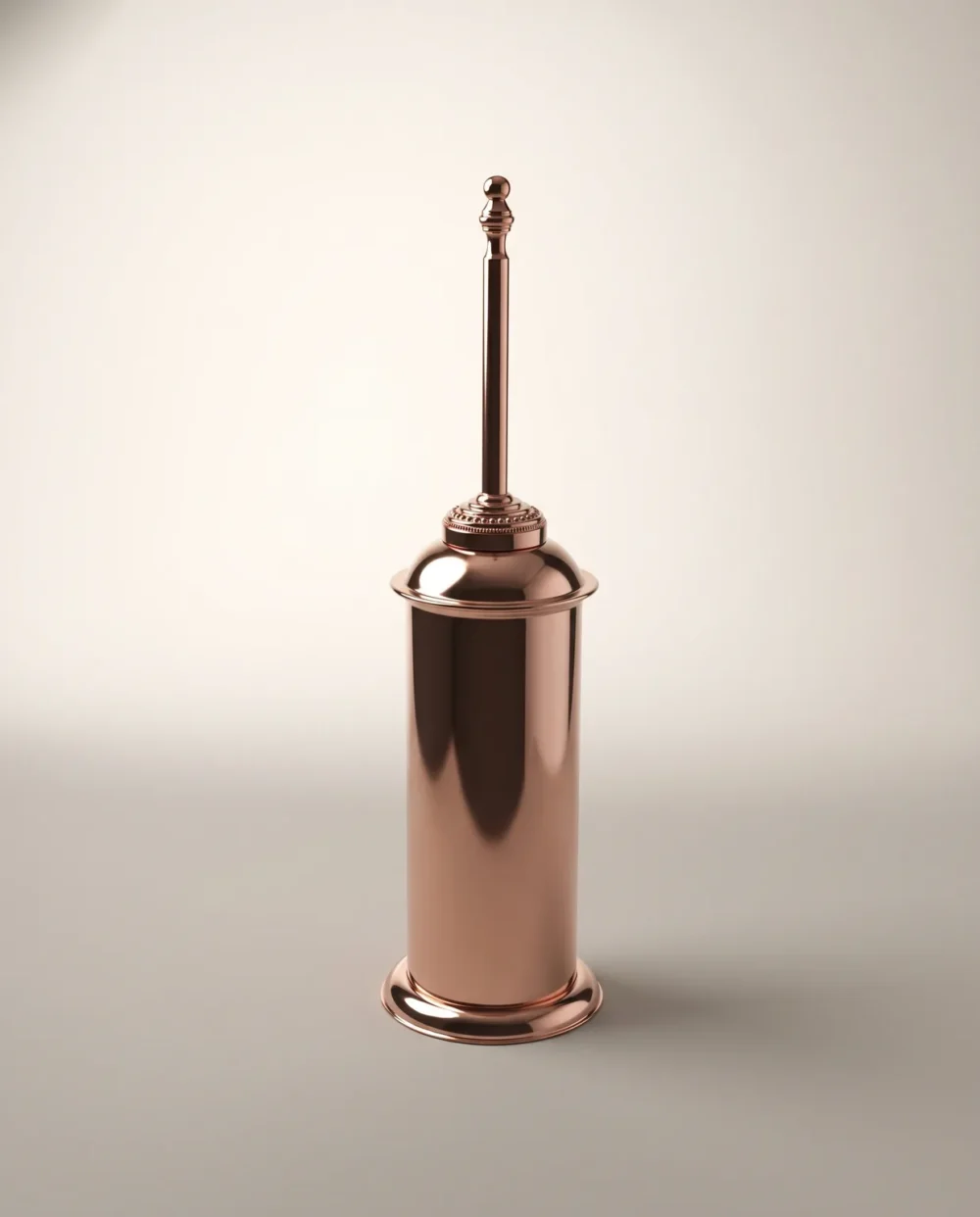 Crystal Rose Gold Klozet Fırçası