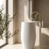Ellora Beyaz Monoblok Lavabo