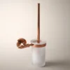 İstanbul Klozet Fırçası Camlı Bronz