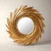 Lion 60 cm Altın Ayna
