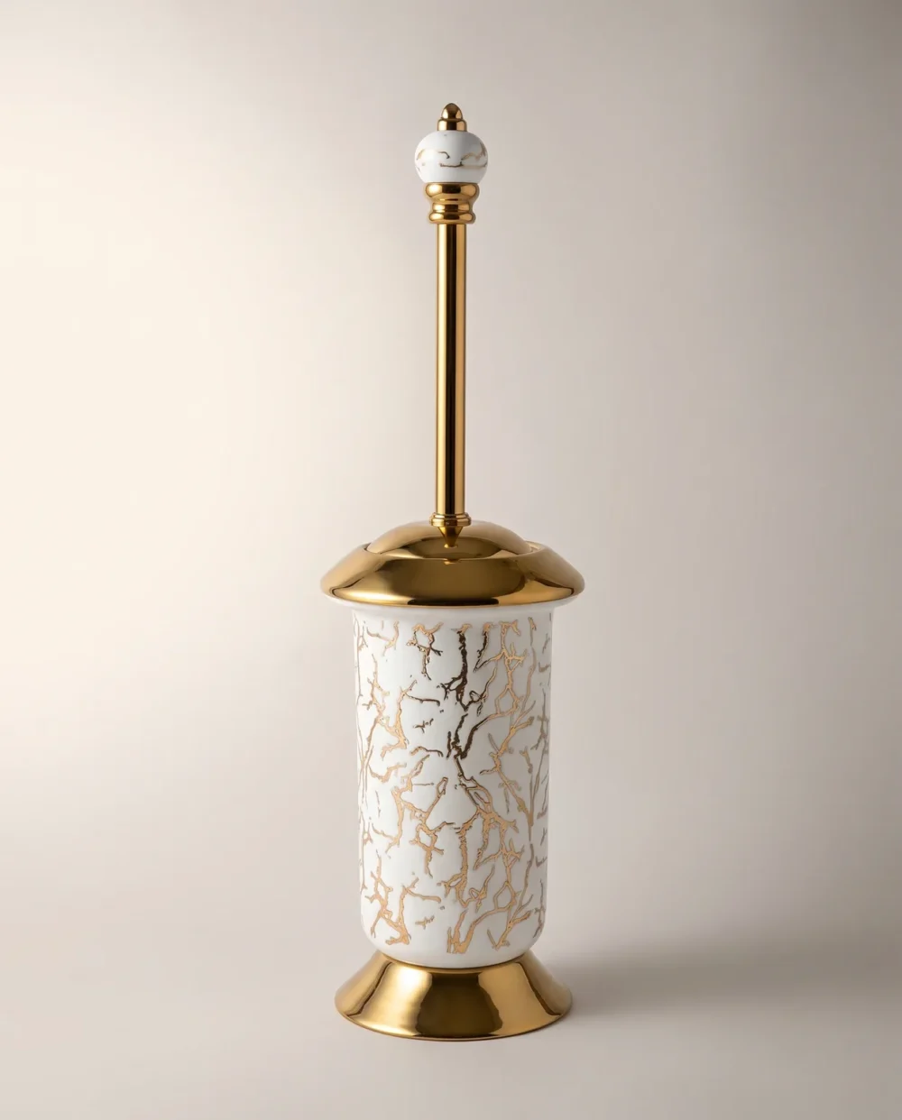 Marble Altın Klozet Fırçası