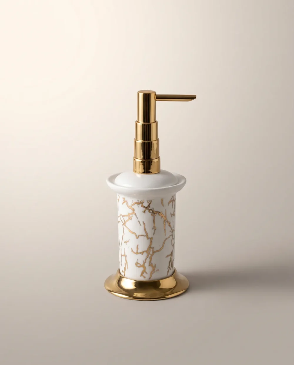 Marble Altın Sıvı Sabunluk