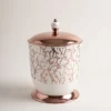 Marble Bronz Çöp Kovası