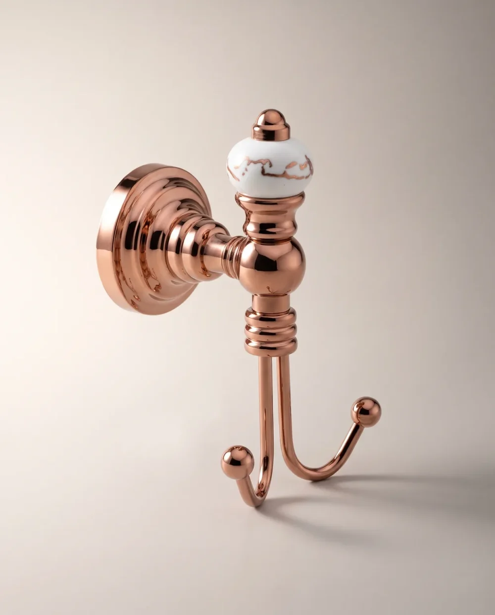 Marble Bronz İkili Askılık