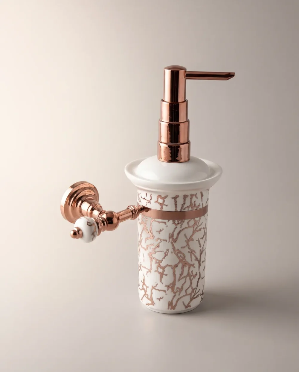 Marble Bronz Montajlı Sıvı Sabunluk