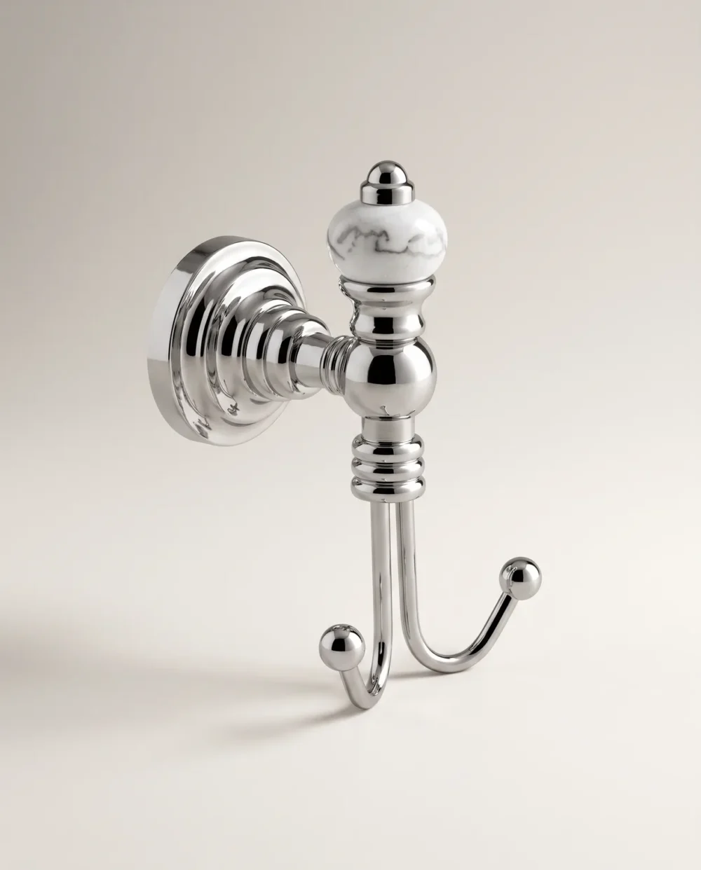 Marble Krom İkili Askılık