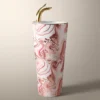 Ebru Pembe Altın Monoblok Lavabo