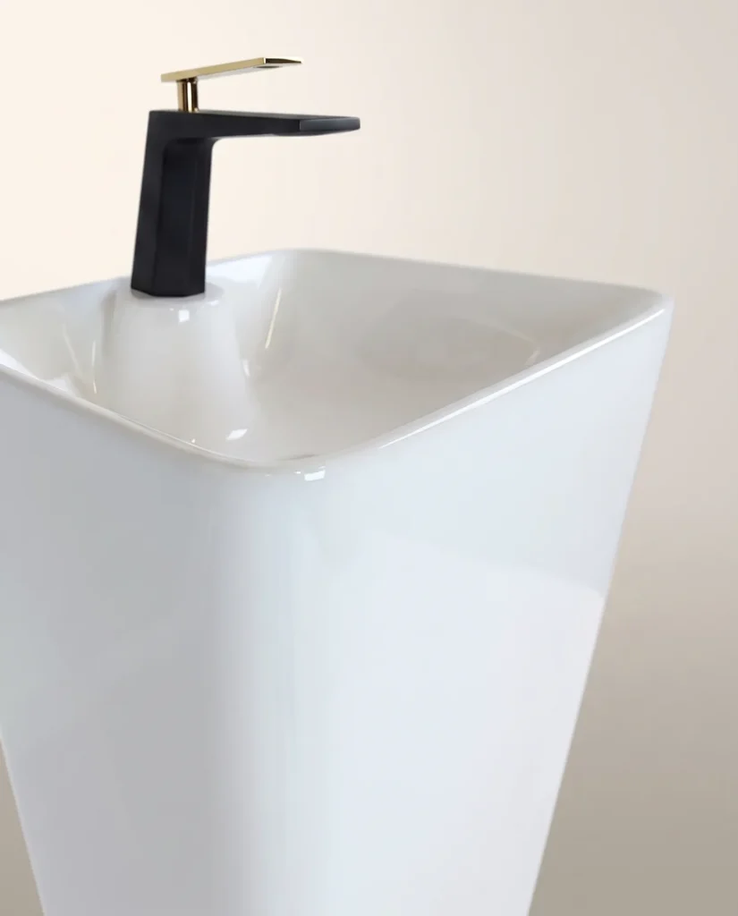 Pearl Beyaz Monoblok Lavabo