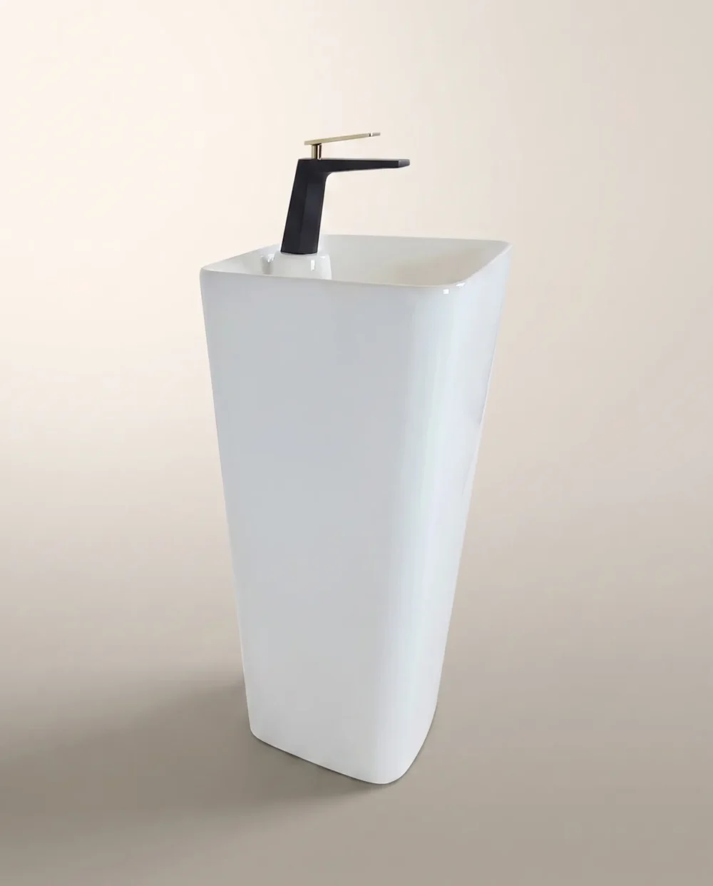Pearl Beyaz Monoblok Lavabo