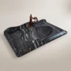 Victorian Deep Black Etajerli Lavabo