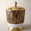 Tiger Altın Zebra Çöp Kovası