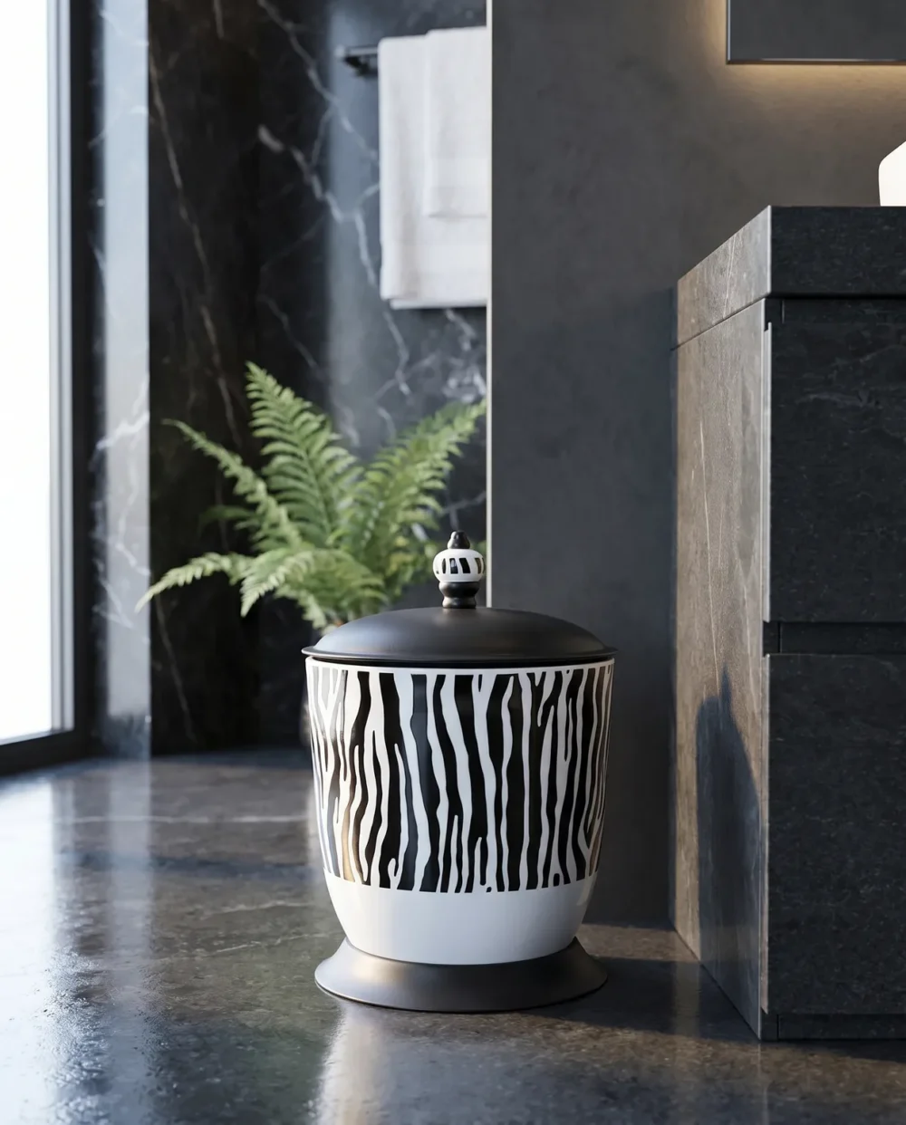 Zebra Çöp Kovası